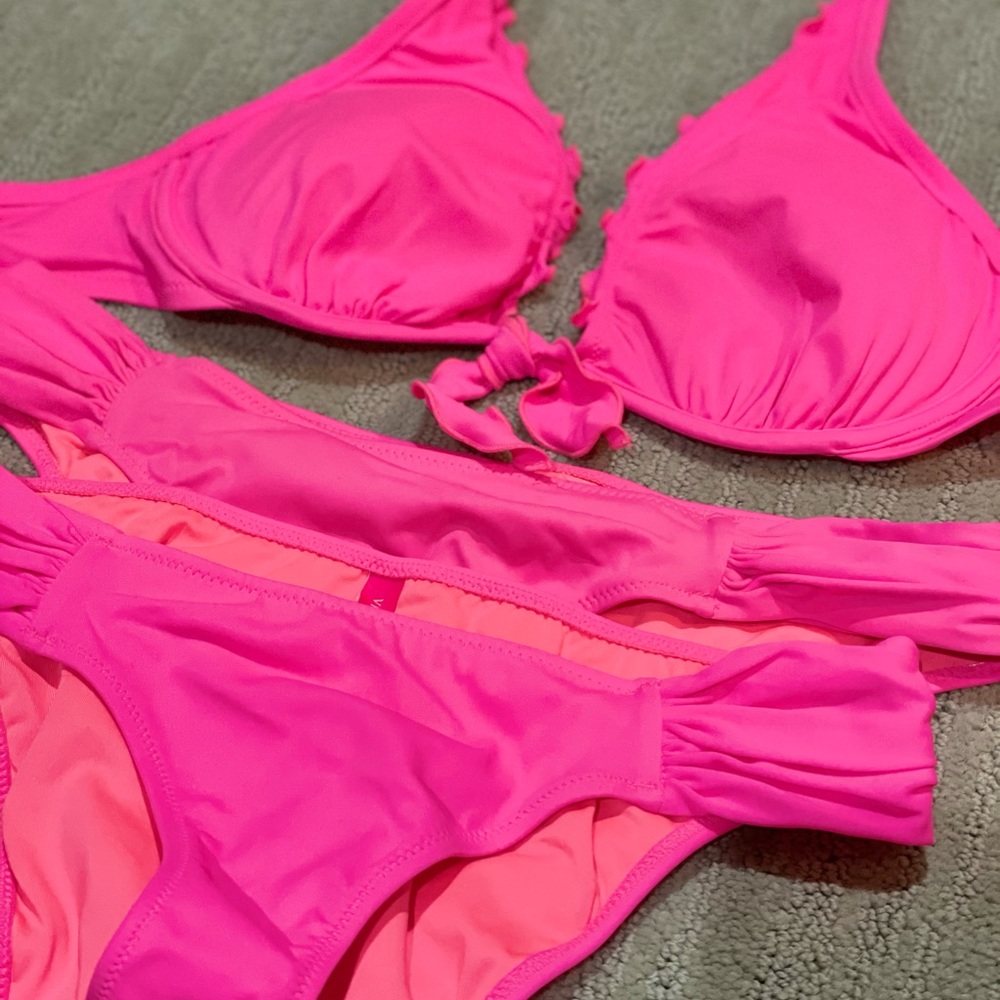 Victoria Secret Bright Pink Swimsuit